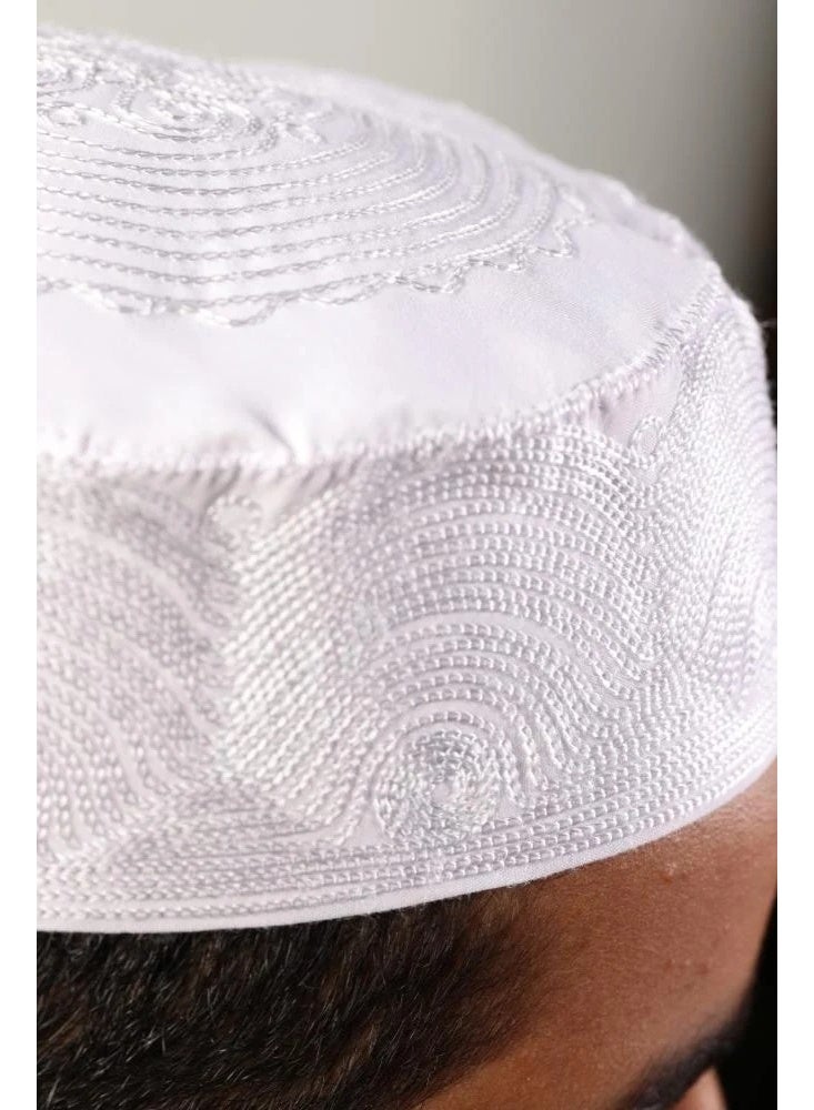 طاقية ملكي حياكه يدويه. الاصلي-(6قطعة) - Image 2